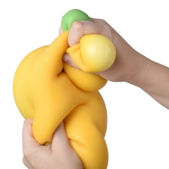 Toymendous Laffy Snacks, Squishy Banana Stress Ball Toy (New) - Picture 8 of 12